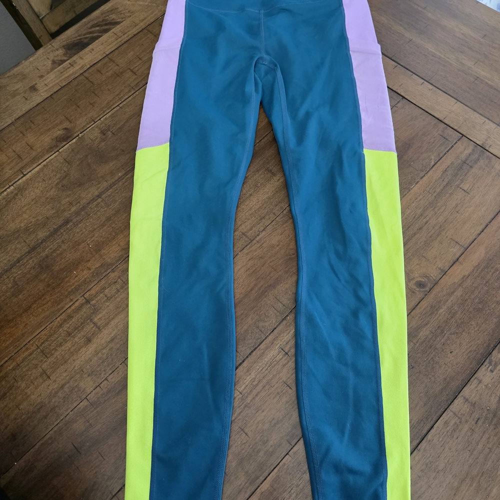 Fabletics Womens Size Medium Colorblock Leggings
